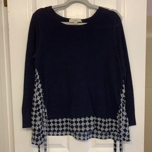 Loft flirty blue sweater